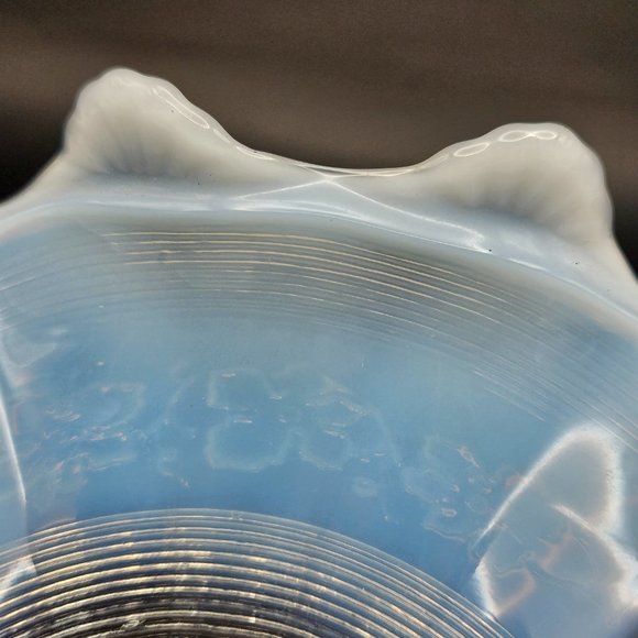 Northwood Glass- Vintage Jackson Pattern footed bowl. - Picture 4 of 7